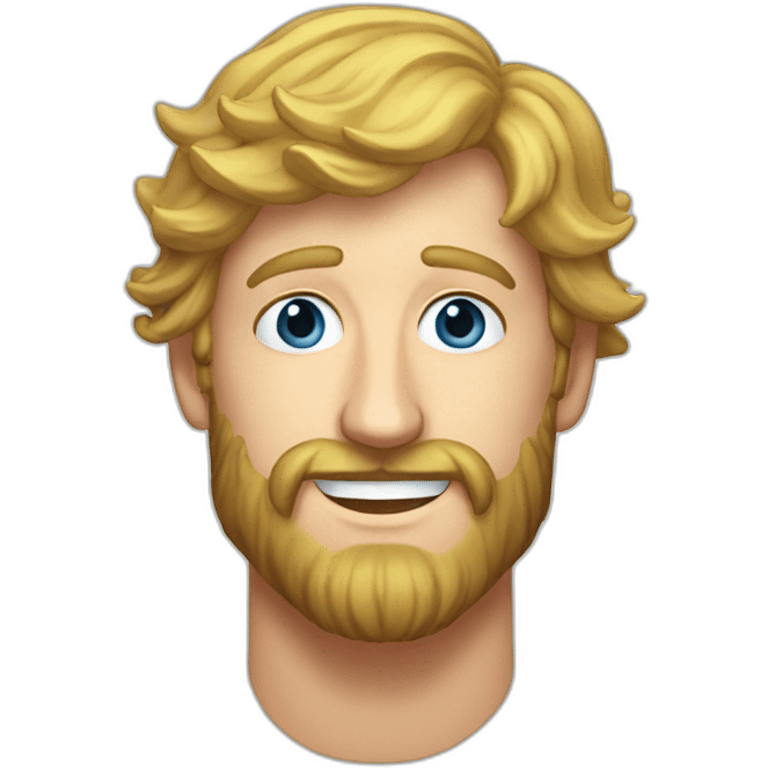 logan Paul, beard emoji