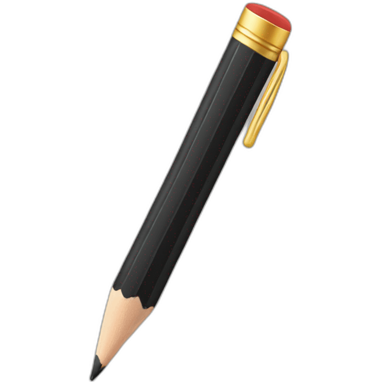 black pencil emoji