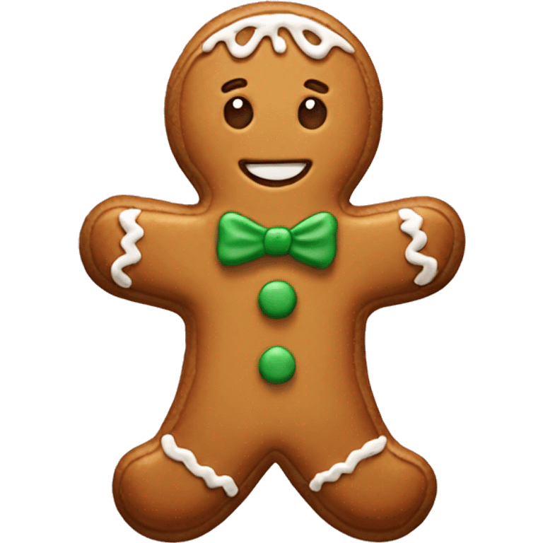 Gingerbread cookie emoji