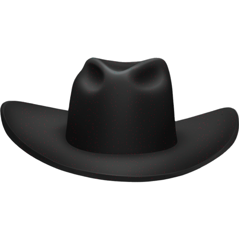 a large black plus sign wearing a cowboy hat emoji