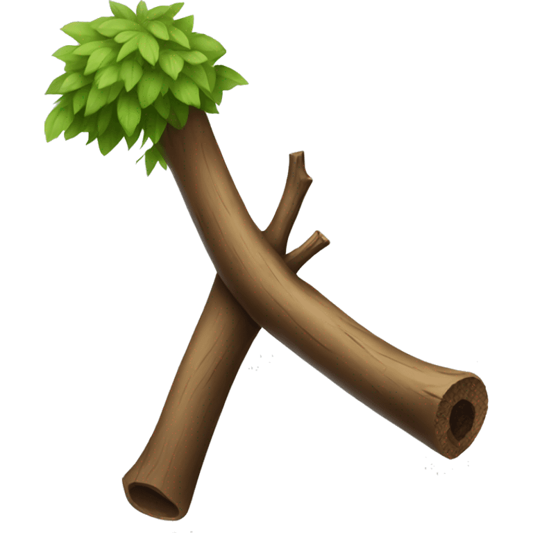 Tree stick emoji