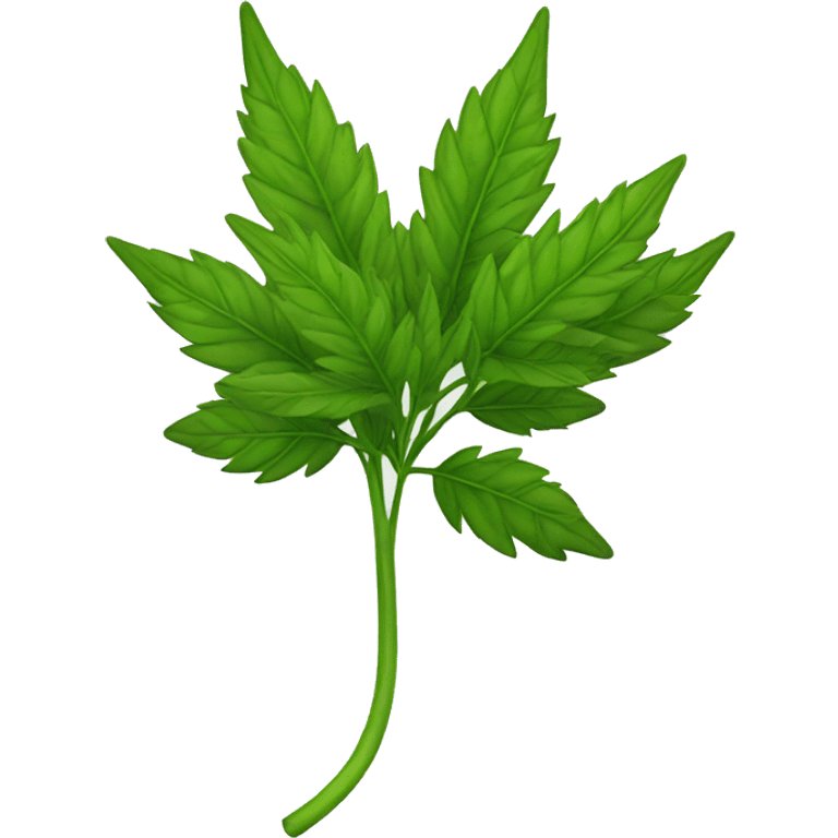 Weed plant  emoji