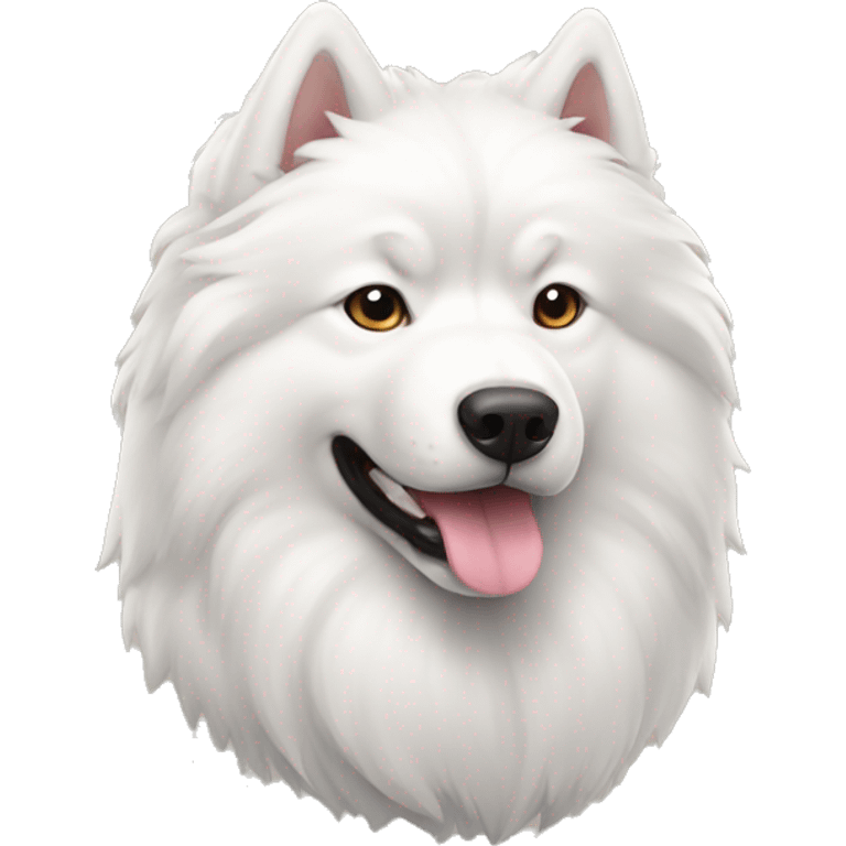 strong samoyed emoji