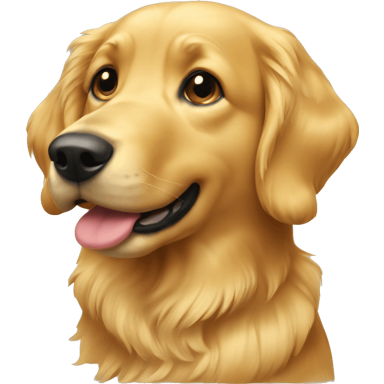 Gold retriever  emoji