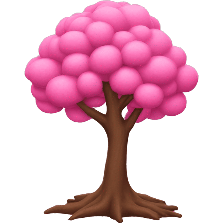 Pink tree  emoji