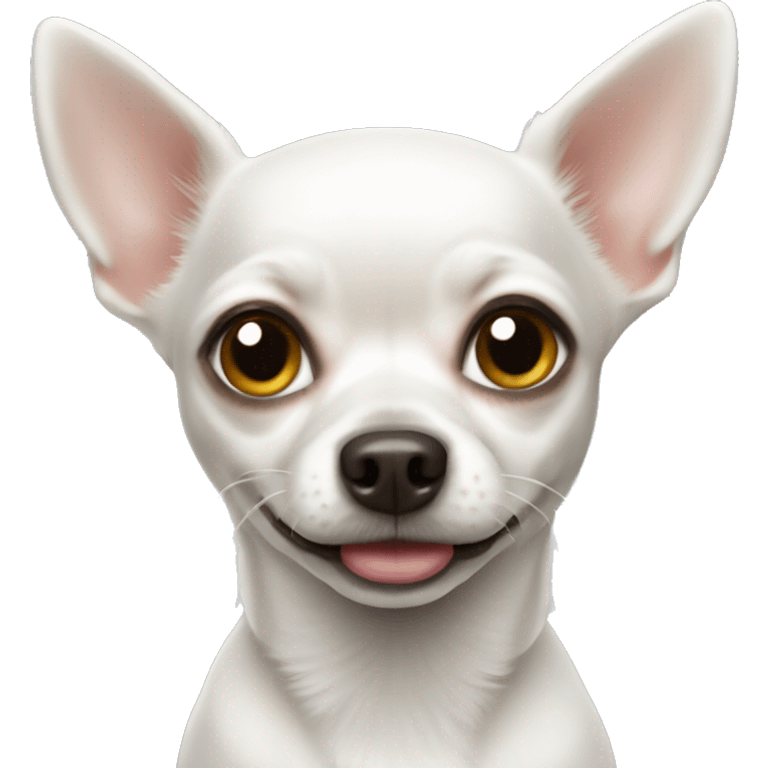 white chihuahua dog emoji