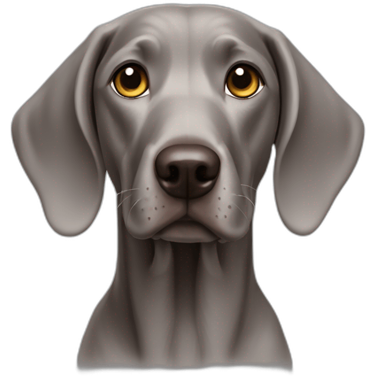 Dog Weimaraner emoji