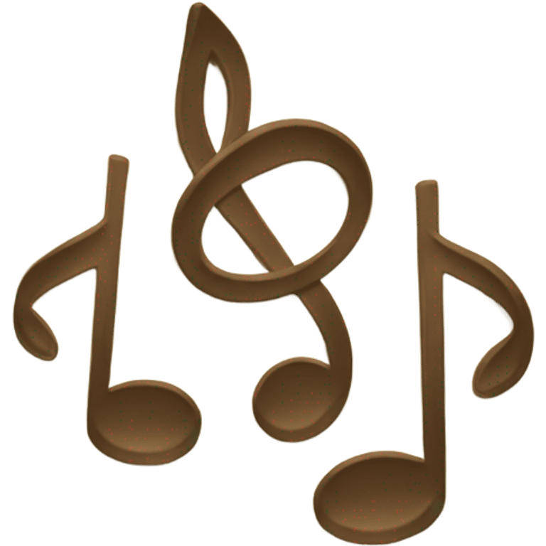 beige music notes  emoji