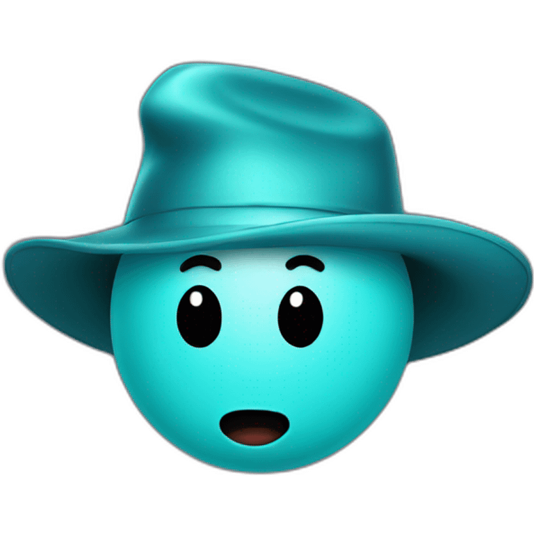 Uranus with detective hat emoji