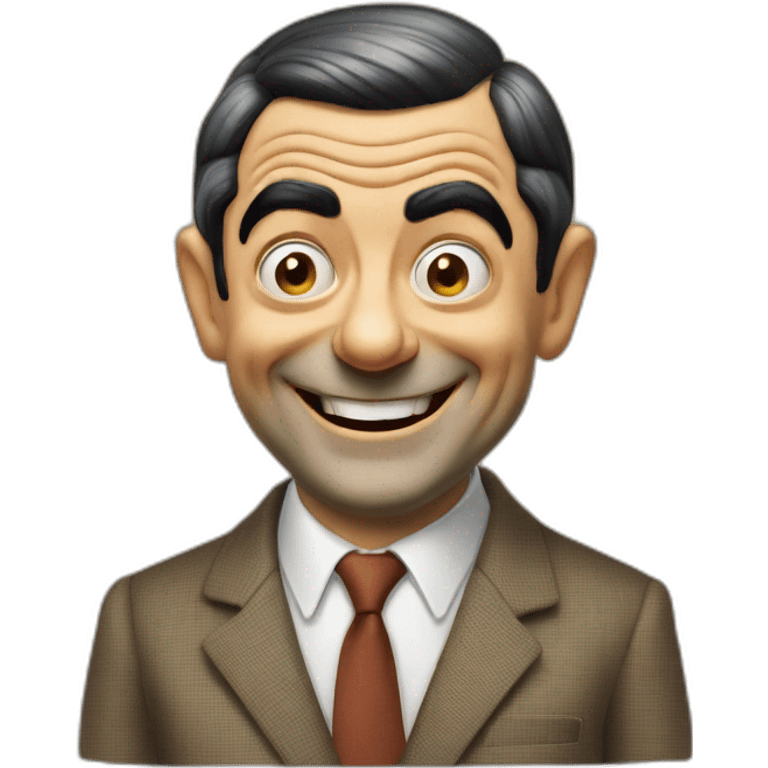 Happy Mr.bean emoji