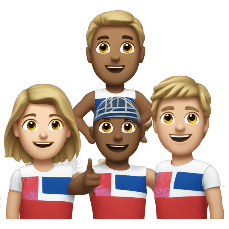 Les 5 anneaux olympiques  emoji