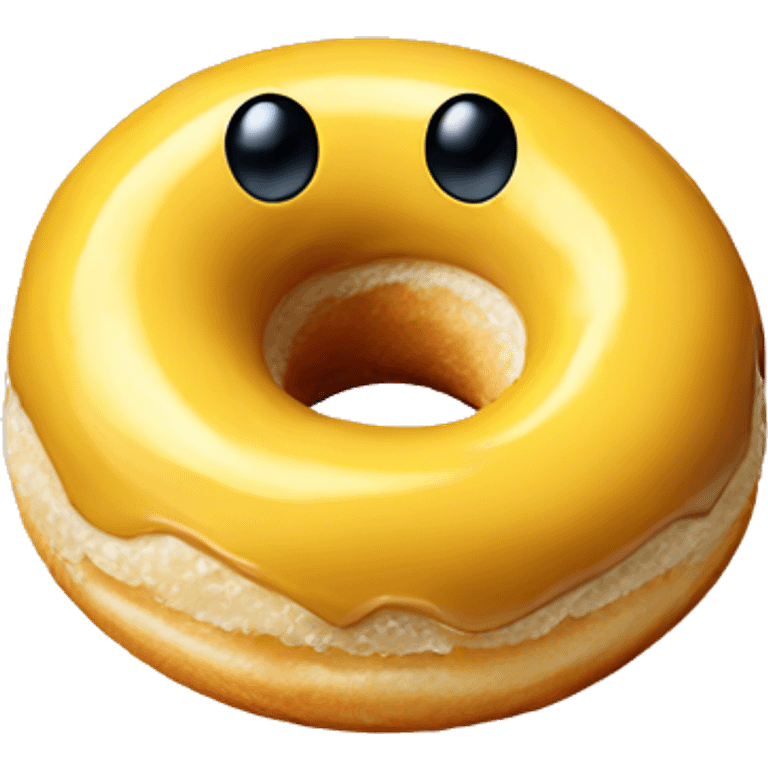 Donut in banana on peanut butter  emoji