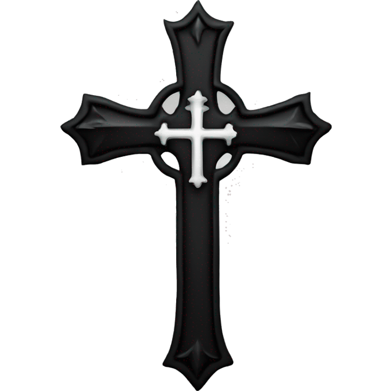 gothic cross dark  emoji