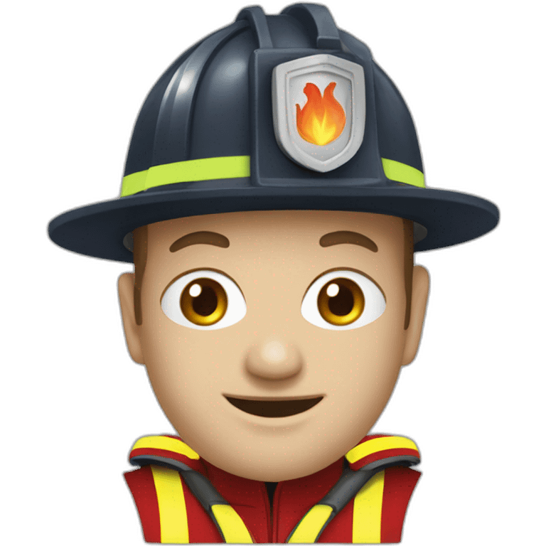 Caserne de pompiers style  emoji