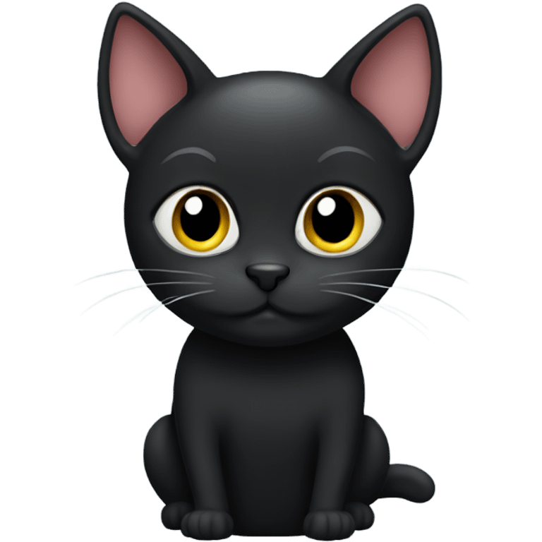 Black cat emoji