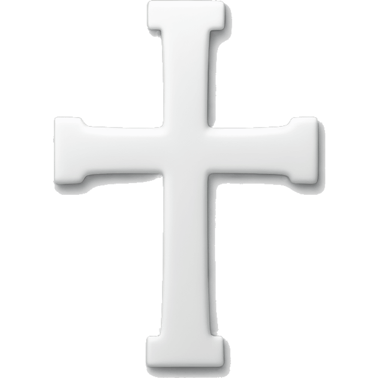 White cross emoji