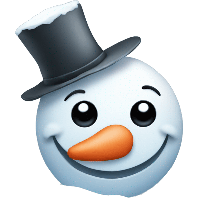 Cute snowman  emoji