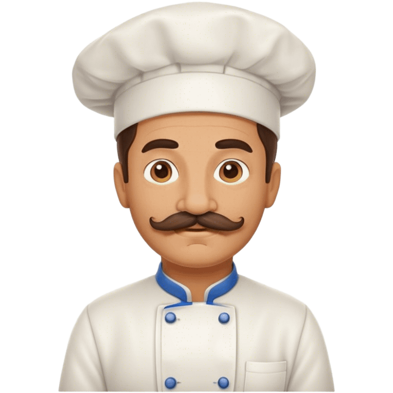 italian chef with mustache emoji