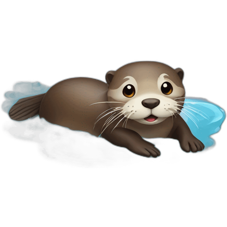 otter in water emoji