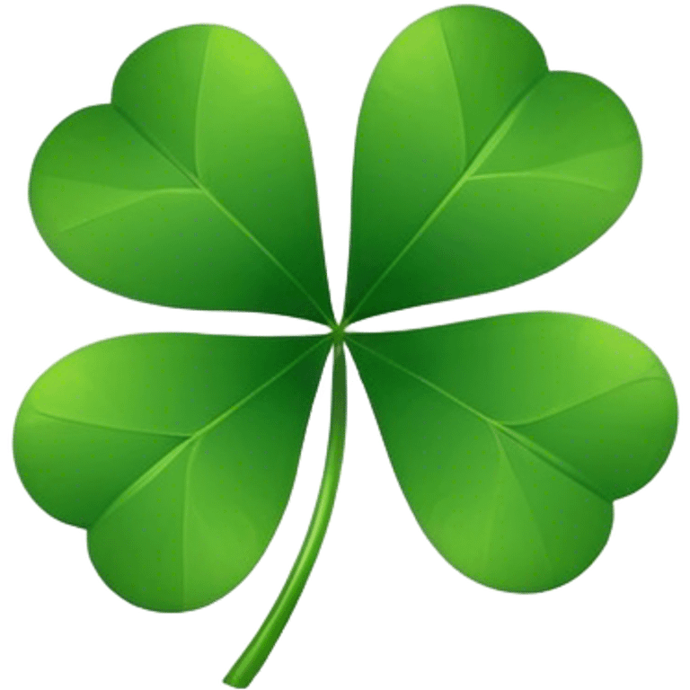 Four leaf clover  emoji