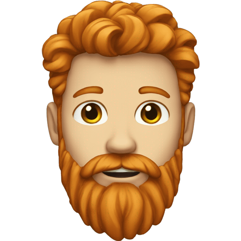 Ginger beard emoji