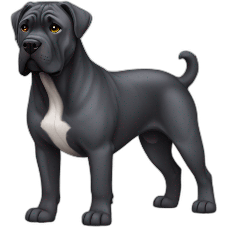 Dog Cane Corso full body emoji