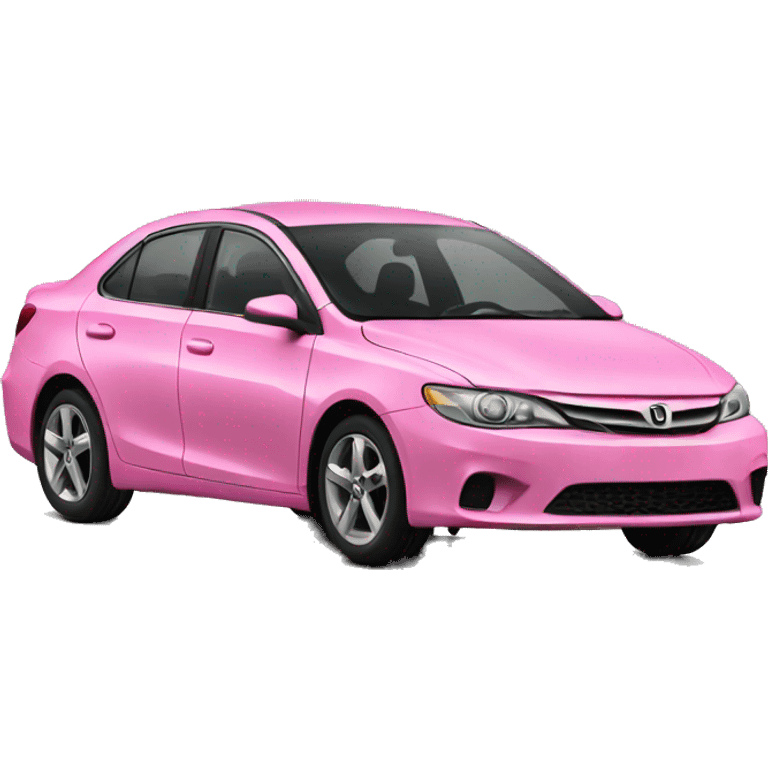 Pink car emoji