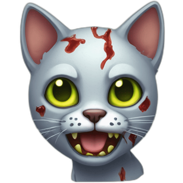 zombie cat emoji