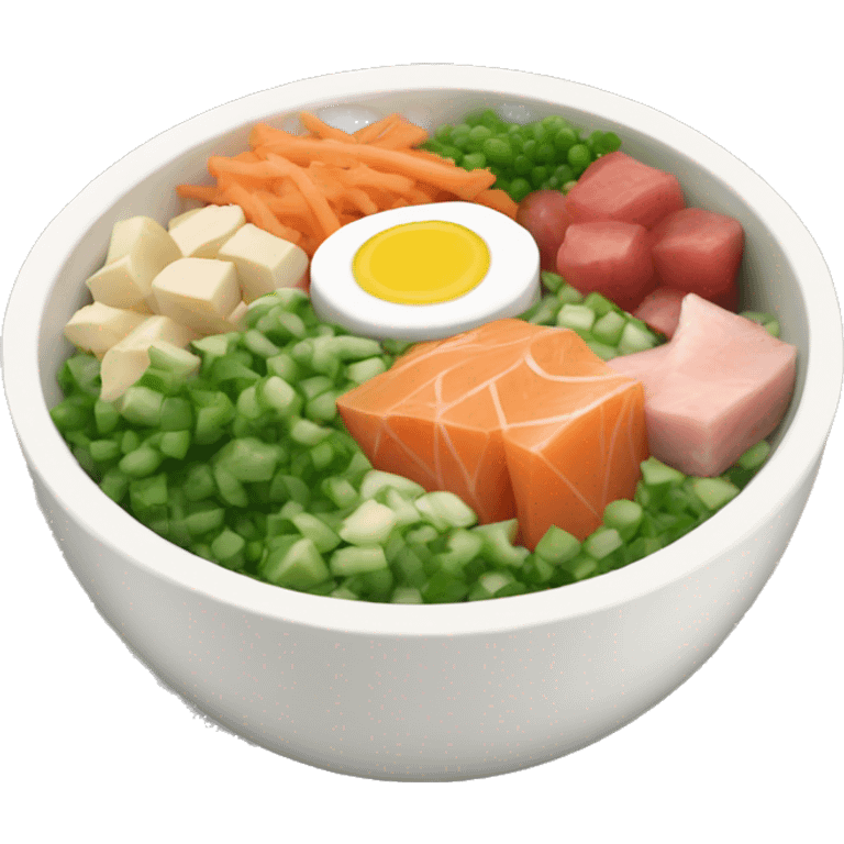 Poke bowl emoji