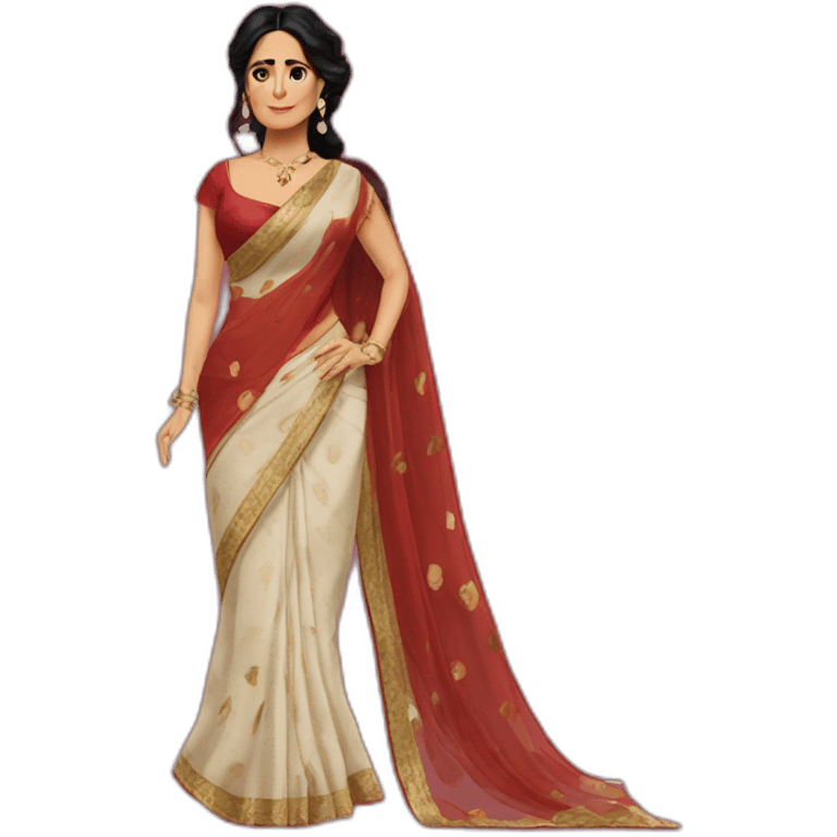 Salma Hayek sari emoji