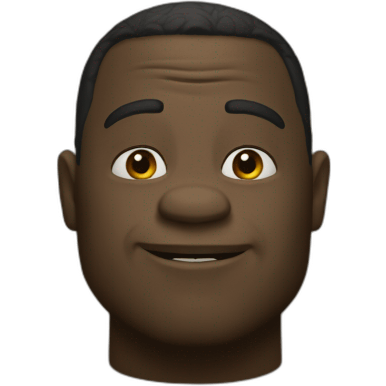 black-shrek emoji