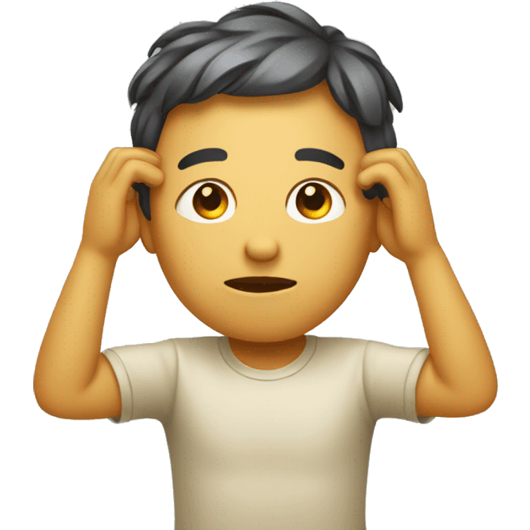 Emoji with hand on forehead emoji