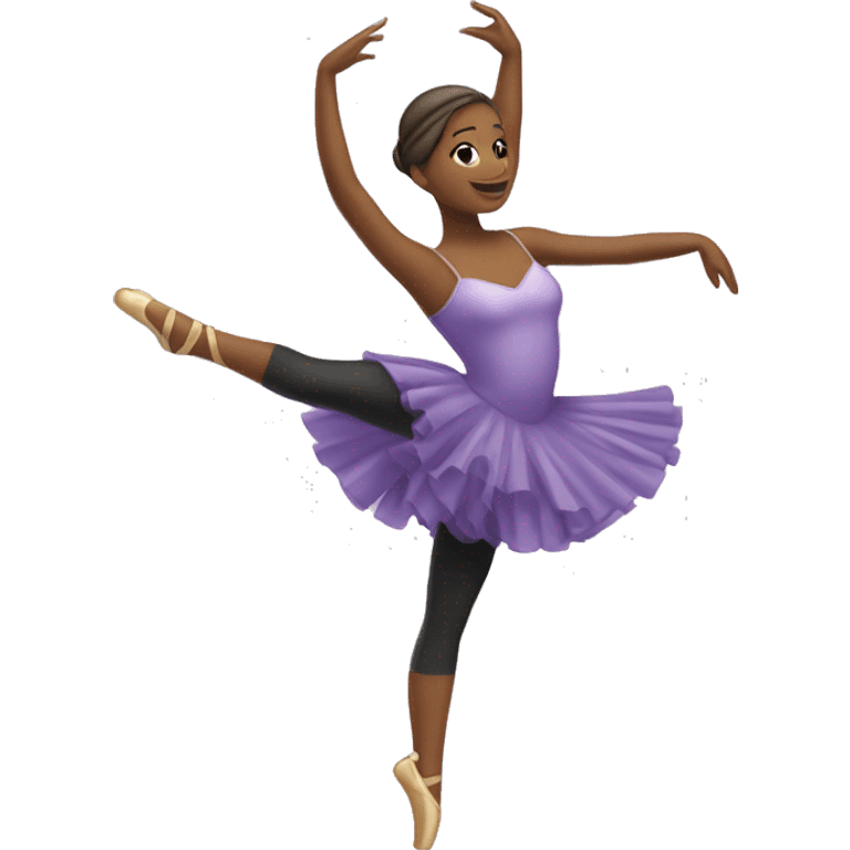 Danseuse classique pirouette  emoji