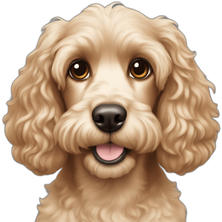 cocker spaniel poodle mix emoji