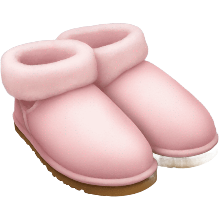 light pink ugg slippers emoji