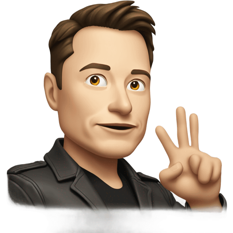 Elon musk  salute  emoji