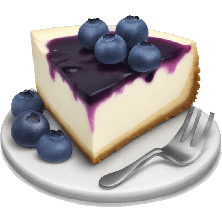 Blueberry Cheesecake  emoji