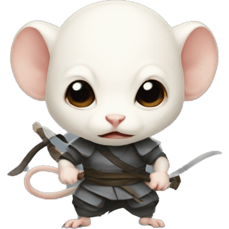 Albino rat ninja  emoji