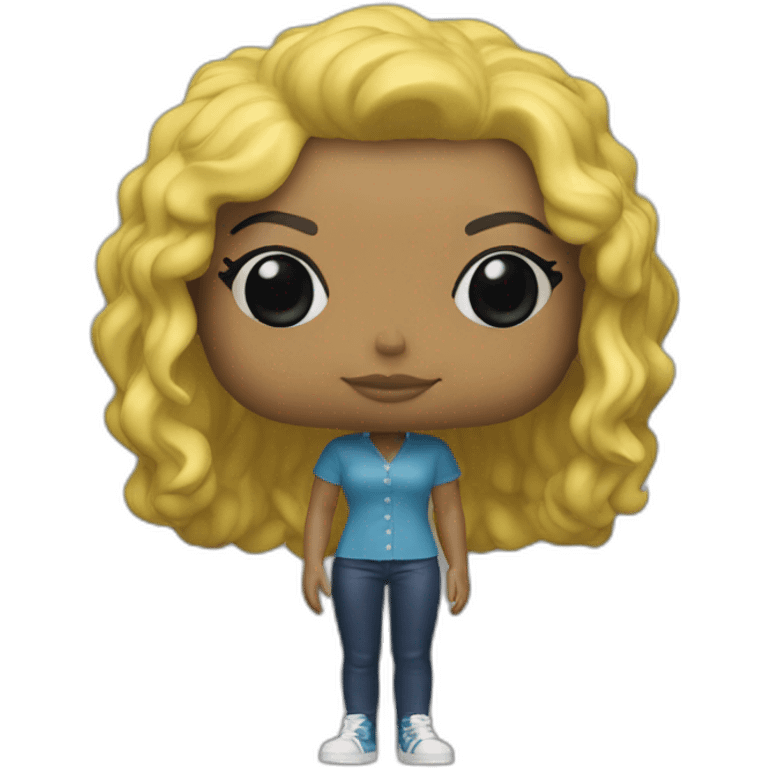 blond woman funko pop emoji