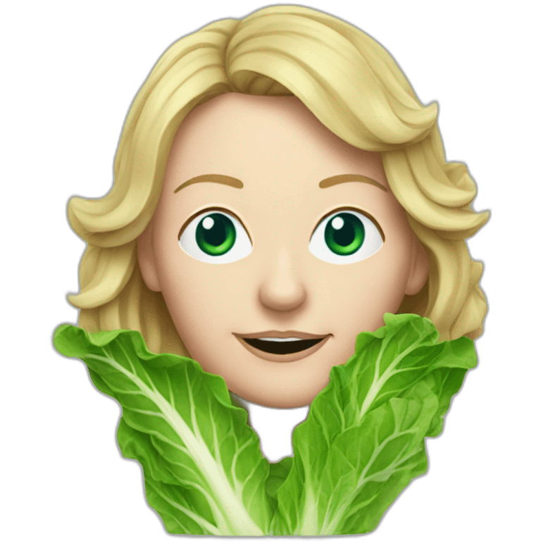 liz truss as a lettuce emoji