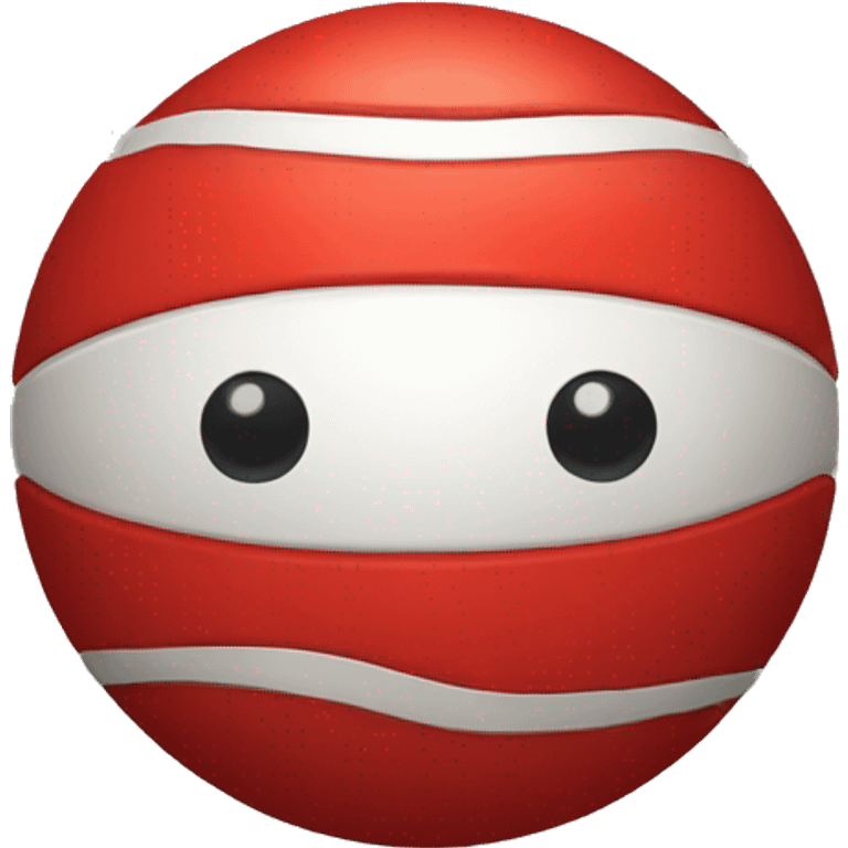 a red ball emoji