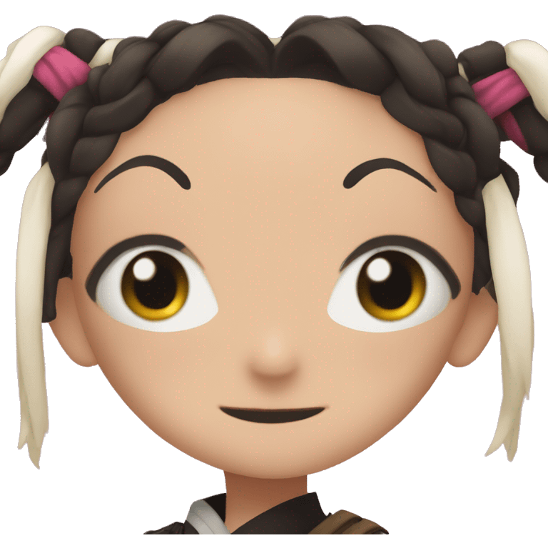 Nezuko from Demon Slayer emoji