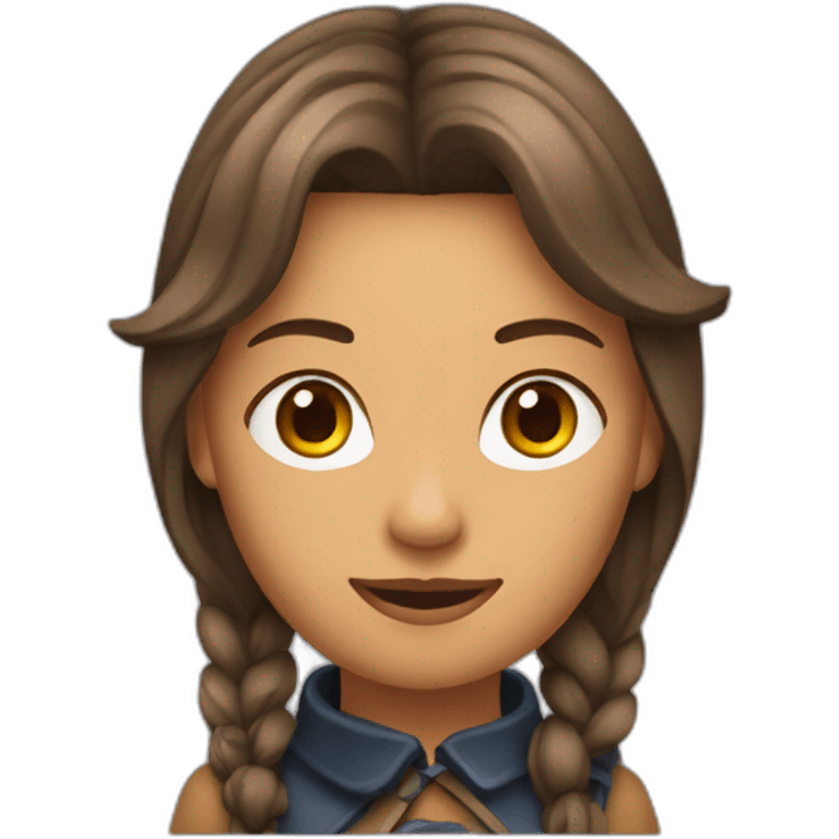 Une femme sur un cheval emoji