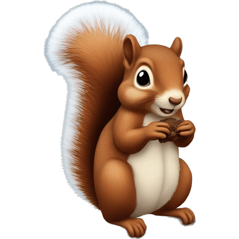 squirrels, winter emoji