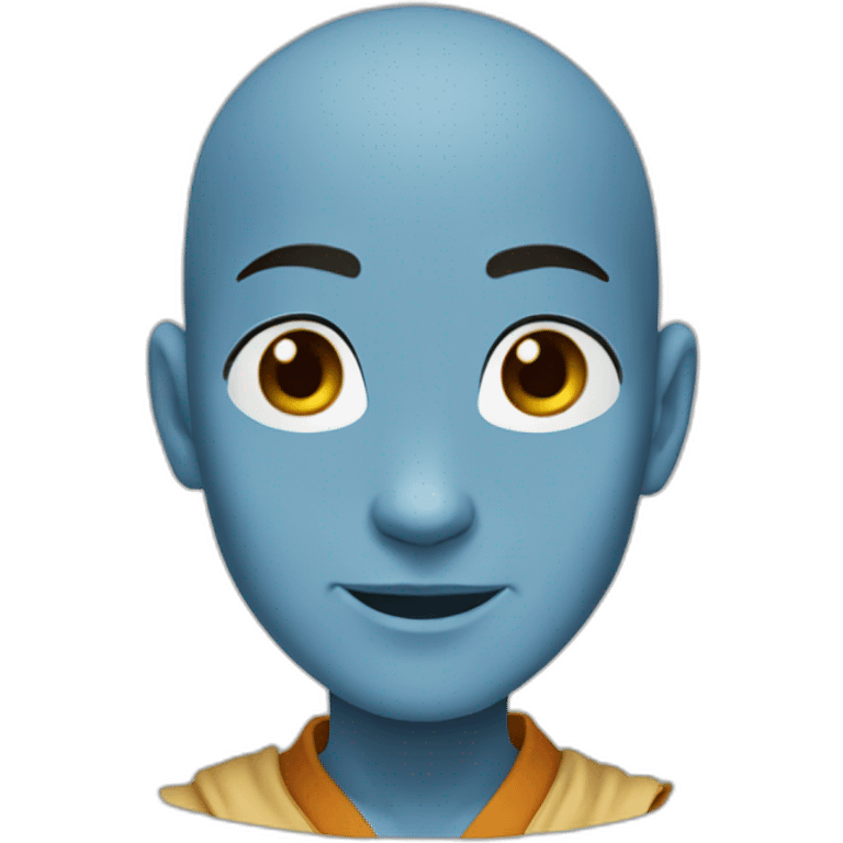 Adult Aang avatar emoji