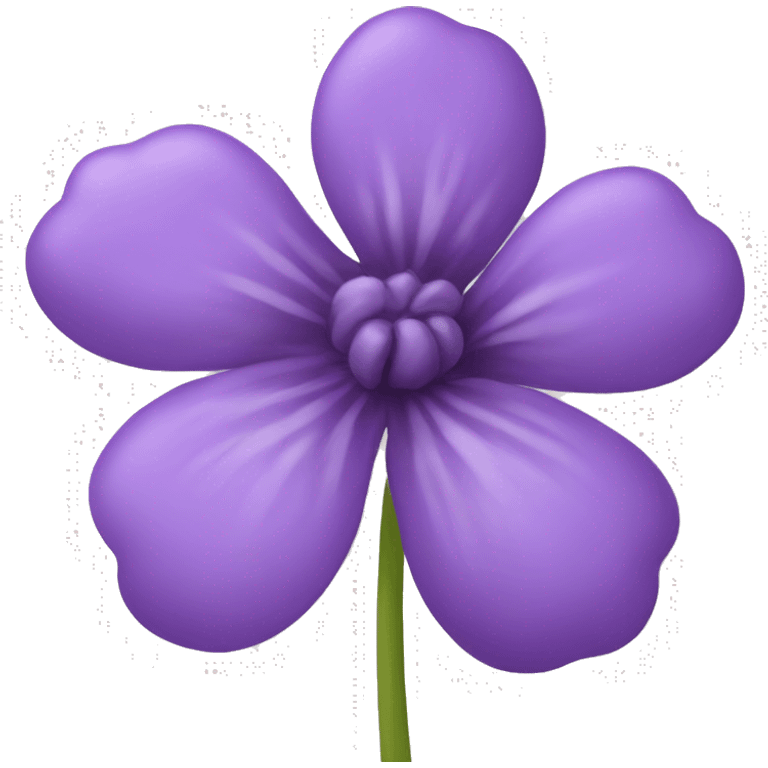 Purple wild flower  emoji