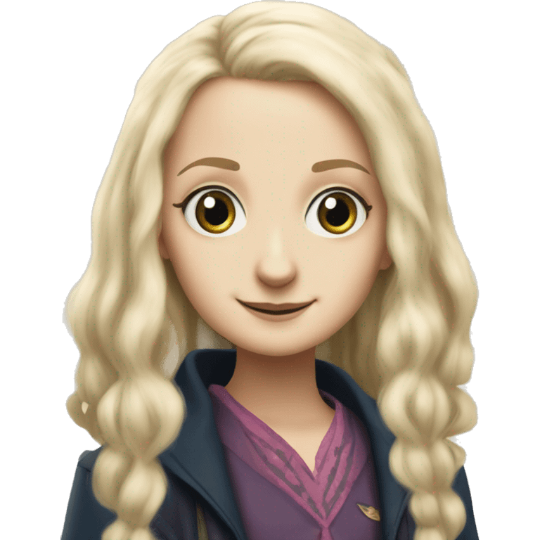 Harry Potter's Luna Lovegood emoji