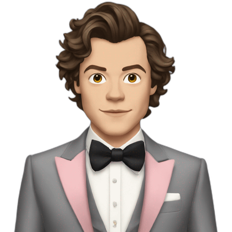 harry styles in fancy suit  emoji