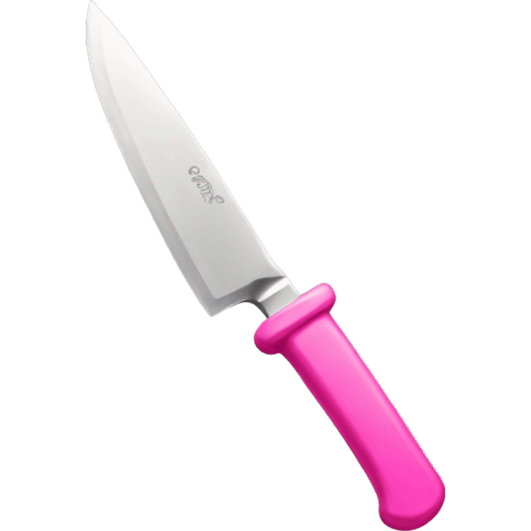 Pink knife emoji