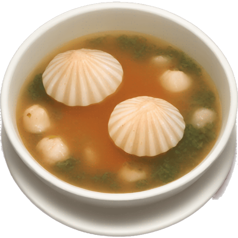 Scallop soup emoji